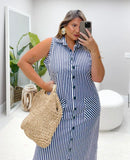 Vestido Reflexo de Gelo