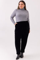 Blusa Maia Canelado Suave Cinza