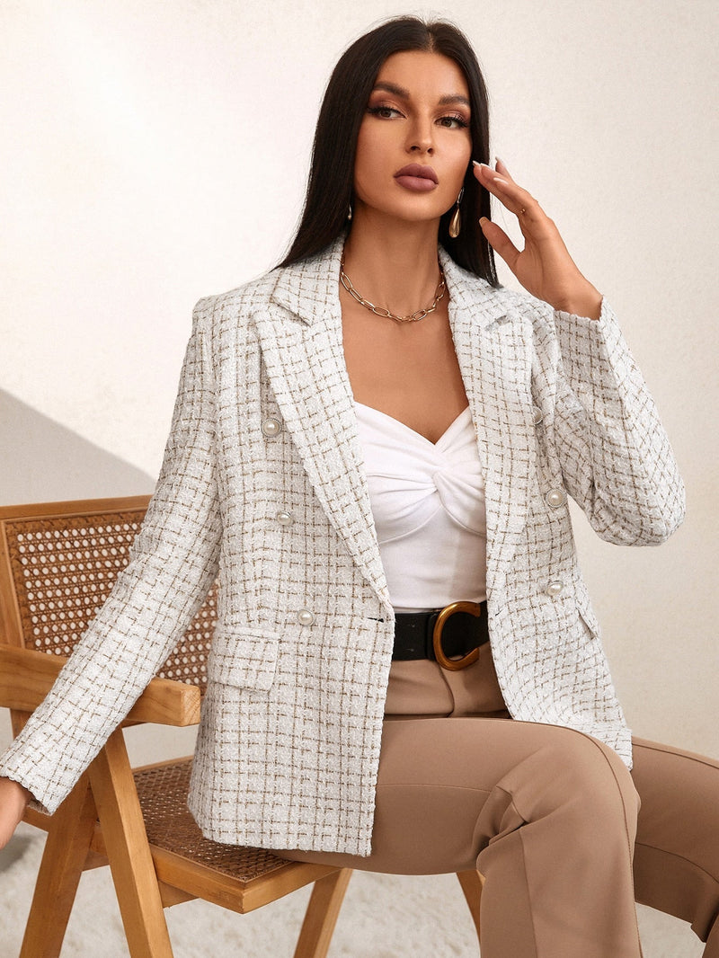 Blazer Xadrez Laura Gómez Trespassado