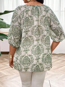 Blusa Flores Tropical