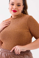 Blusa Cropped Pietra Dourada