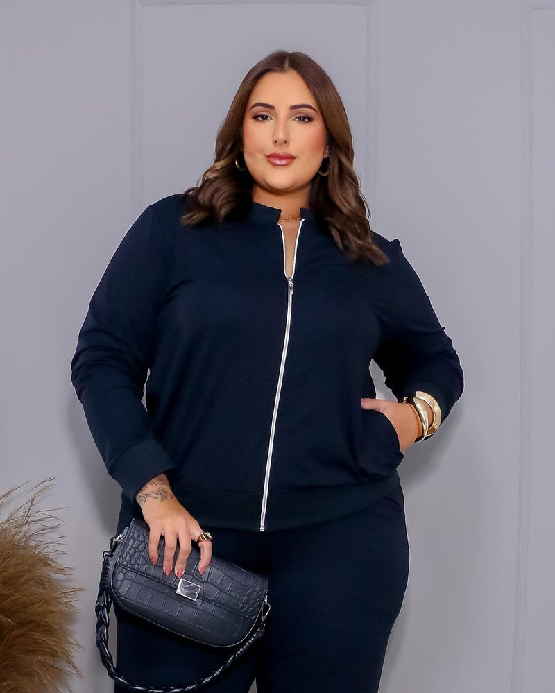 Conjunto Moletinho com Ziper