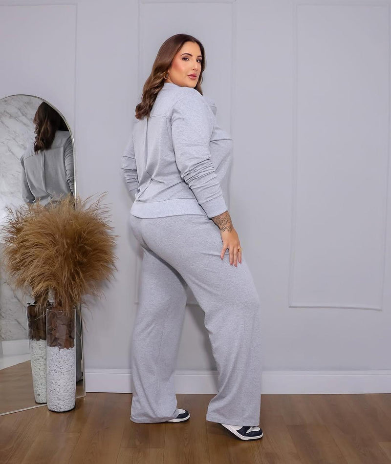 Conjunto Moletinho com Ziper