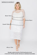 Blusa Greta Canelado Off White