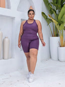 Conjunto Jullieta Short Legging Top Cropped