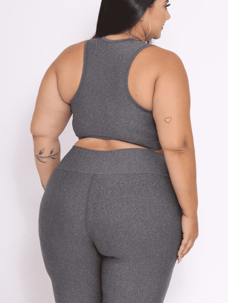 Conjunto Amélie Academia Legging Liso Simples Fitness