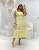 Vestido Colinas de Outono Lastex