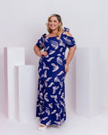 Vestido Folhagem Encanto em Malha de Viscose