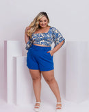 Conjunto Bold  Colorido em Jersey Acetinado