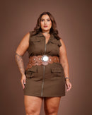 Vestido Serena Canela