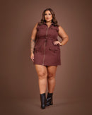 Vestido Serena Canela