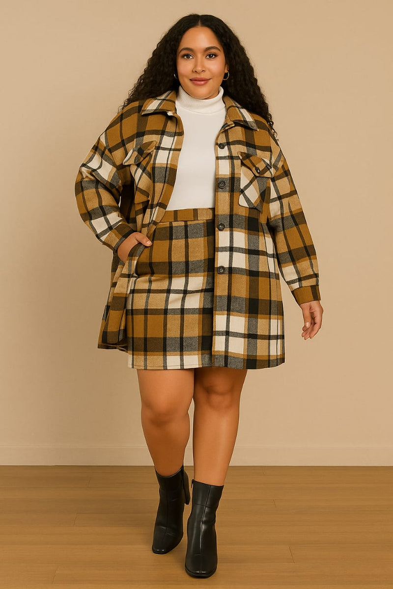 Conjunto Inverno Maria Xadrez