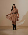Vestido Olivia Caramelo