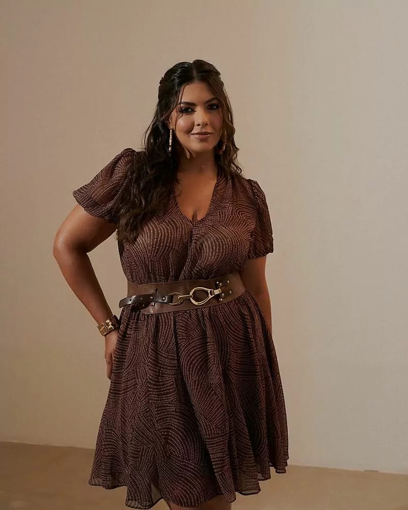 Vestido Olivia Caramelo