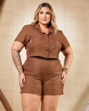 Conjunto Sarah Macedo Plus Size