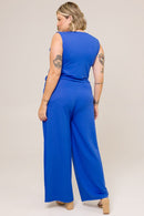 Blusa Balonê Leticia Azul Royal