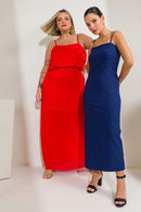 Vestido Midi Plus Size Alfaiataria Karina Marinho Cess