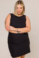 Vestido Curto Alfaiataria com Laços Flora Preto