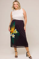 Blusa Brilho Acetinado Aurora Branca