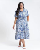 Vestido Midi Estampado