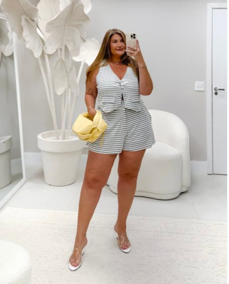 Conjunto Encantador Listrado