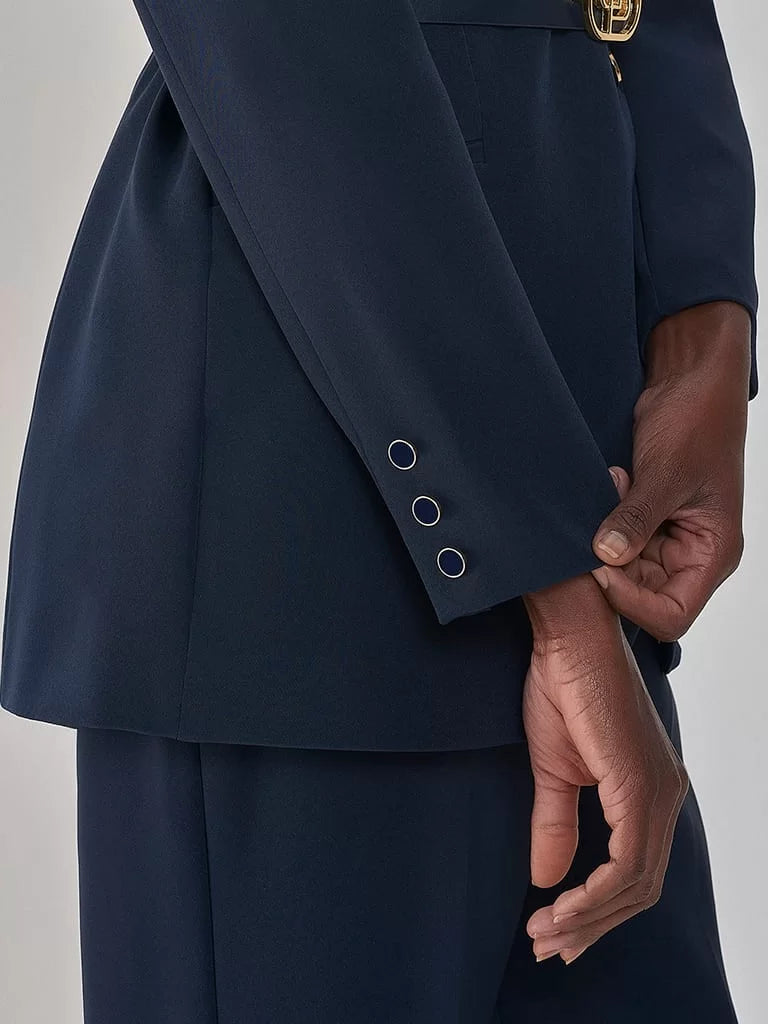 Blazer de Alfaiataria Botão Único