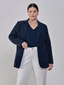 Blazer de Alfaiataria Botão Único