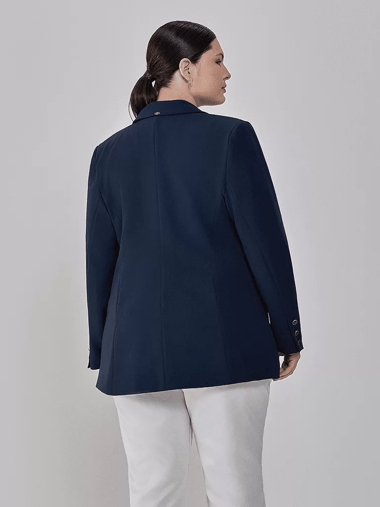 Blazer de Alfaiataria Botão Único