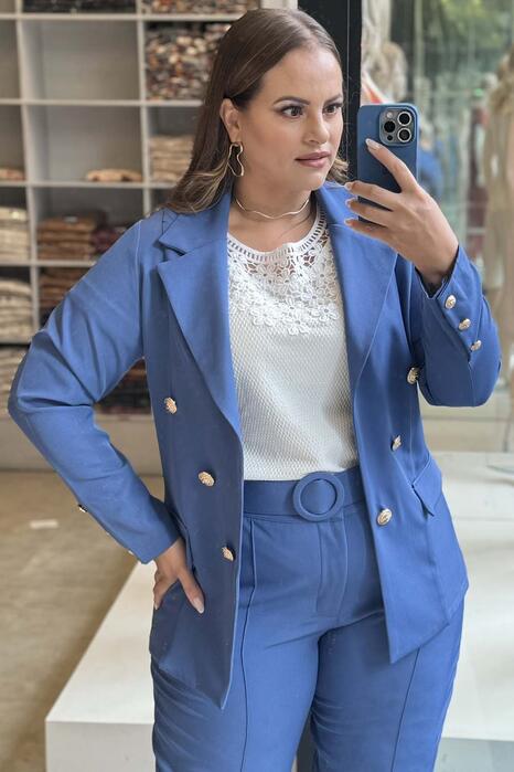 Blazer Alfaiataria Luz Tropical