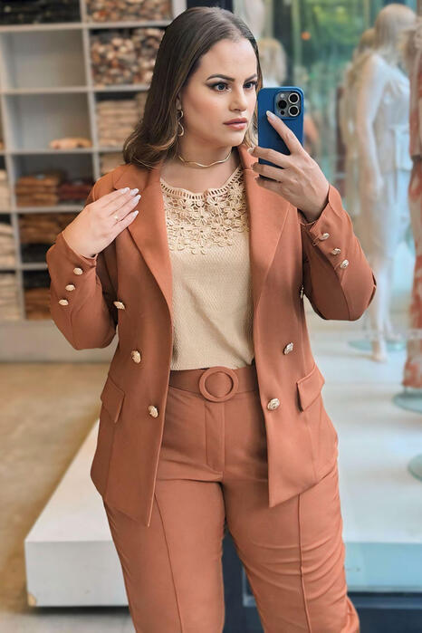 Blazer Alfaiataria Luz Tropical