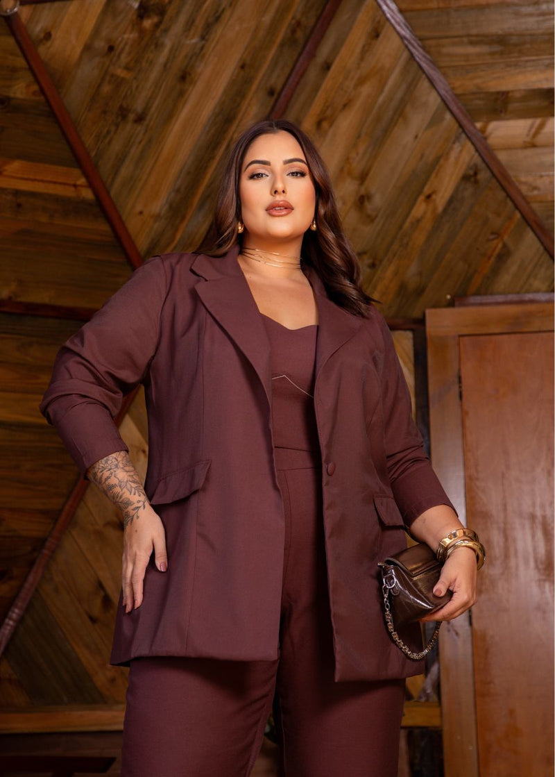 Blazer Chemise Plus Size