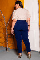 Blusa Elena Romero  Mangas Rendada