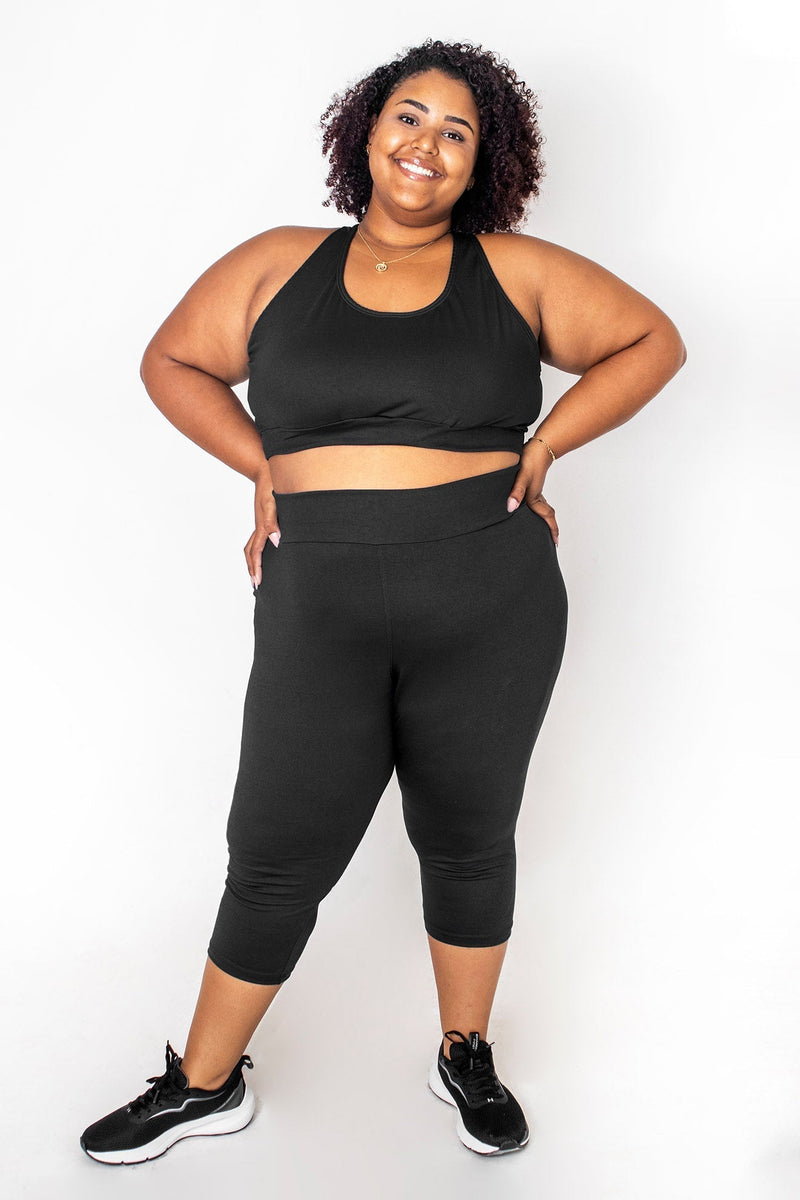 Calça Corsário Legging de Suplex