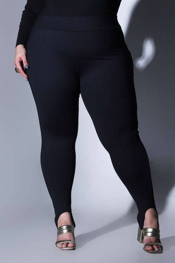 Calça Legging de Poliamida com Pezinho