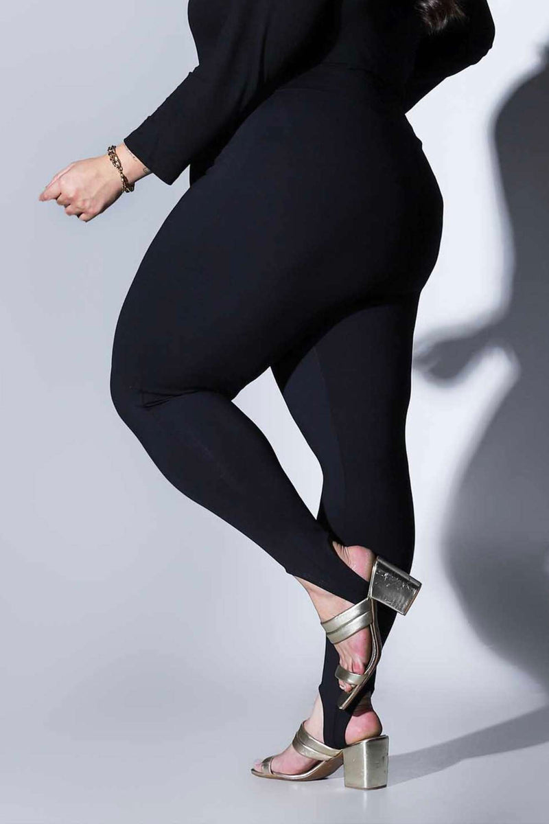 Calça Legging de Poliamida com Pezinho