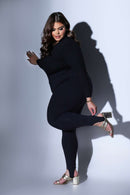 Calça Legging de Poliamida com Pezinho