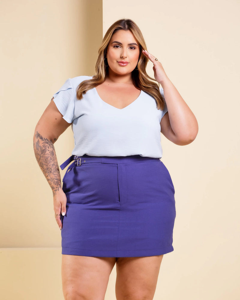 Blusa Celeste Roman