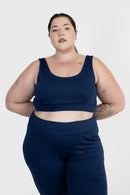 Top Com Alças Largas Com Forro Duplo