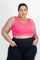 Top Com Alças Largas Com Forro Triplo