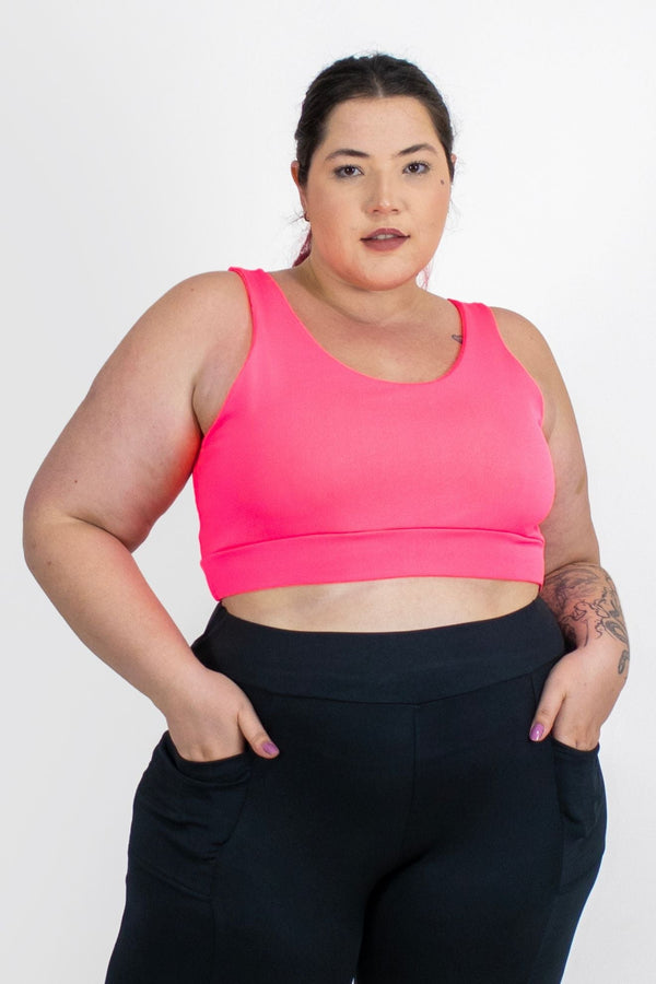 Top Com Alças Largas Com Forro Triplo