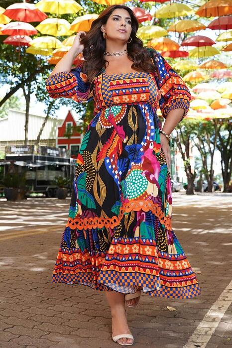 Vestido Alessandra Rossi Midi